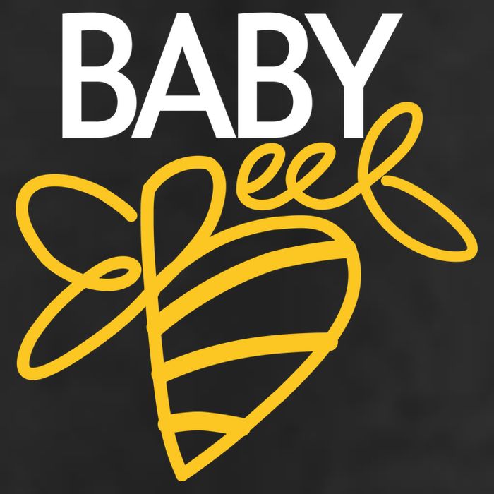 Baby Bee 7 Panel Mesh Trucker Snapback Hat