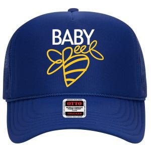 Baby Bee High Crown Mesh Back Trucker Hat