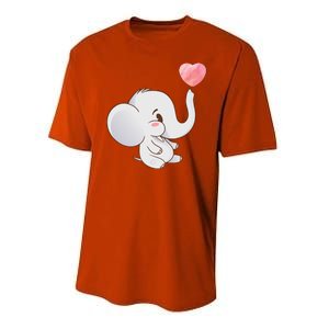 Baby Cute Elephant Performance Sprint T-Shirt