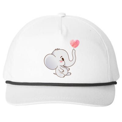 Baby Cute Elephant Snapback Five-Panel Rope Hat