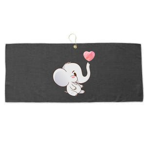 Baby Cute Elephant Large Microfiber Waffle Golf Towel