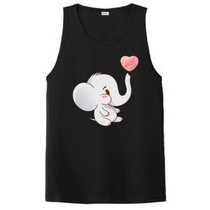 Baby Cute Elephant PosiCharge Competitor Tank