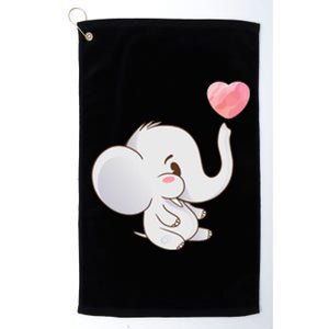 Baby Cute Elephant Platinum Collection Golf Towel