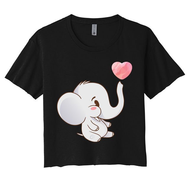 Baby Cute Elephant Crop Top