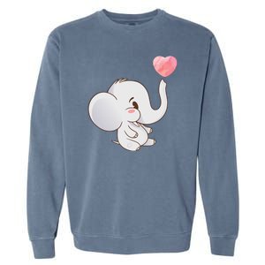 Baby Cute Elephant Garment-Dyed Sweatshirt