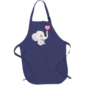 Baby Cute Elephant Full-Length Apron With Pockets