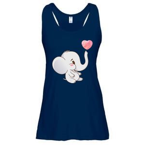 Baby Cute Elephant Ladies Essential Flowy Tank