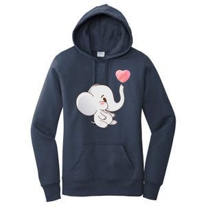 Baby Cute Elephant Women's Pullover Hoodie