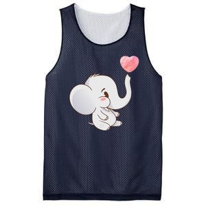 Baby Cute Elephant Mesh Reversible Basketball Jersey Tank