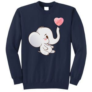 Baby Cute Elephant Tall Sweatshirt