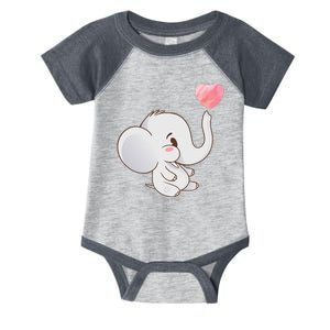 Baby Cute Elephant Infant Baby Jersey Bodysuit