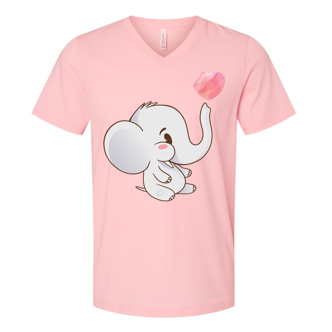 Baby Cute Elephant V-Neck T-Shirt