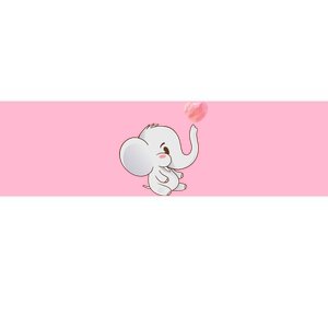 Baby Cute Elephant Bumper Sticker