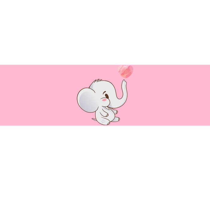 Baby Cute Elephant Bumper Sticker