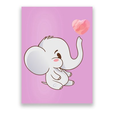 Baby Cute Elephant Poster