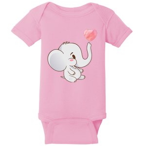 Baby Cute Elephant Baby Bodysuit