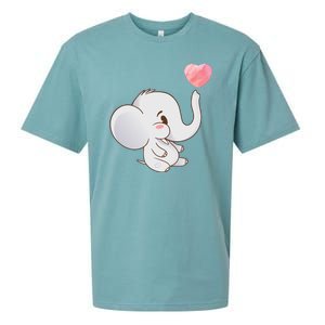 Baby Cute Elephant Sueded Cloud Jersey T-Shirt