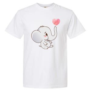 Baby Cute Elephant Garment-Dyed Heavyweight T-Shirt