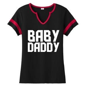 Baby Daddy Ladies Halftime Notch Neck Tee