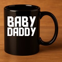 Baby Daddy 11oz C Handle Ceramic Mug