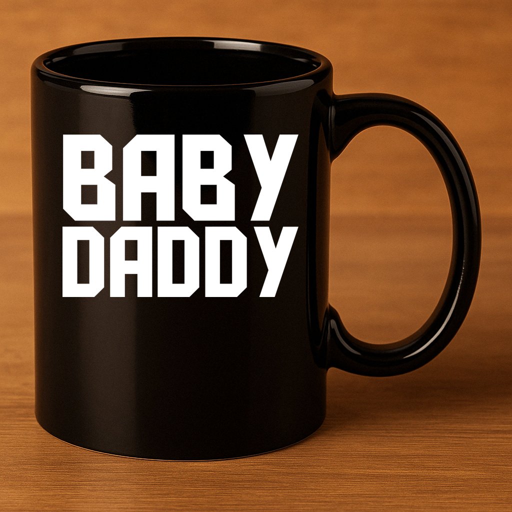 Baby Daddy 11oz C Handle Ceramic Mug