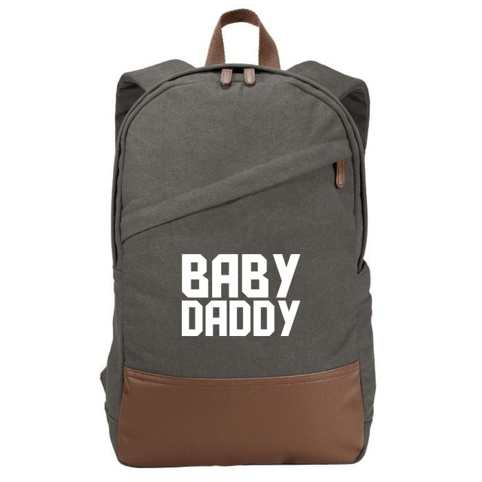 Baby Daddy Cotton Canvas Backpack
