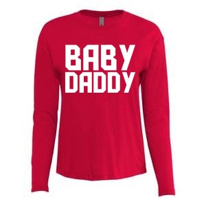 Baby Daddy Womens Cotton Relaxed Long Sleeve T-Shirt