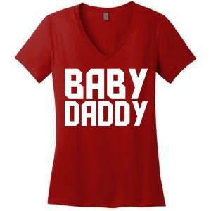 Baby Daddy Women's V-Neck T-Shirt