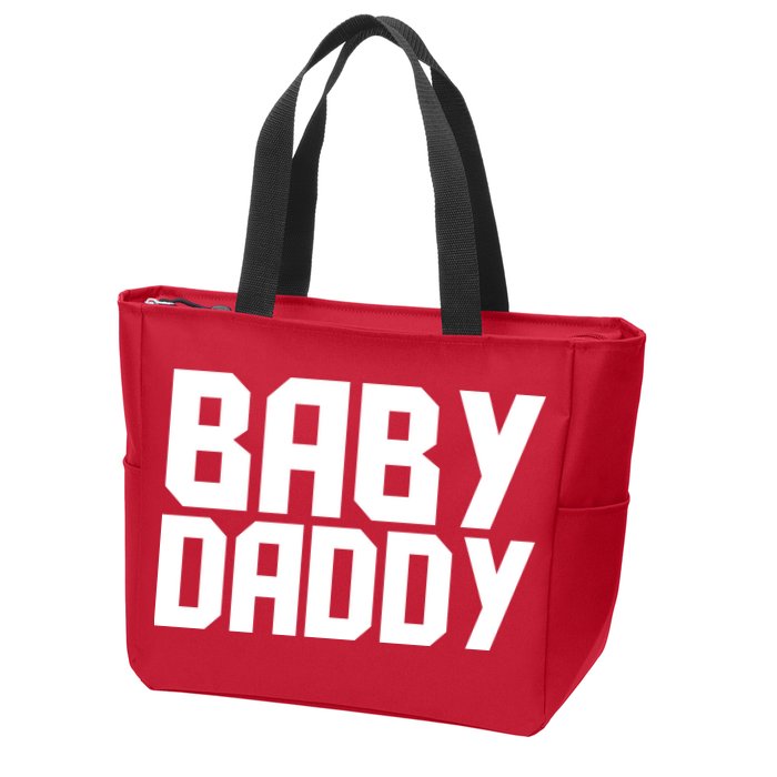 Baby Daddy Zip Tote Bag