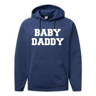 Baby Daddy New Father Performance Fleece Hoodie