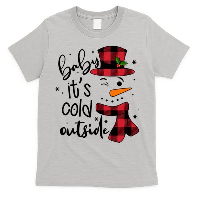 Baby It's Cold Outside Snowman T-Shirt
