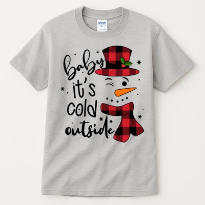 Baby It's Cold Outside Snowman Tall T-Shirt