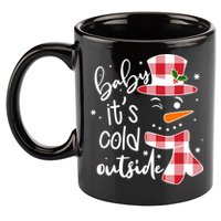Baby It's Cold Outside Snowman 11oz C Handle Ceramic Mug