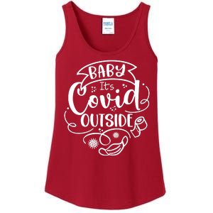 Baby It's Covid Outside Ladies Essential Tank