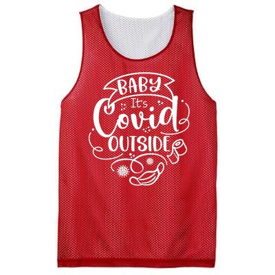 Baby It's Covid Outside Mesh Reversible Basketball Jersey Tank