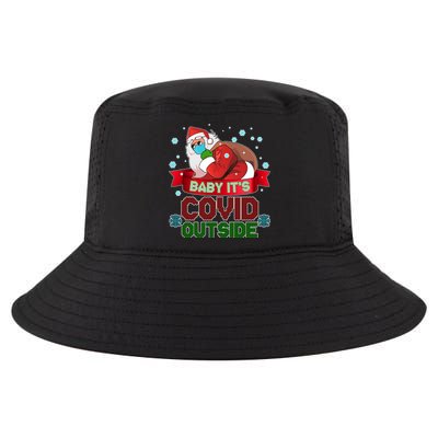 Baby It's Covid Outside Funny Christmas Cool Comfort Performance Bucket Hat