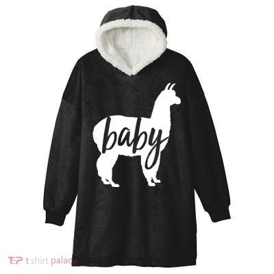 Baby Lama Hooded Wearable Blanket