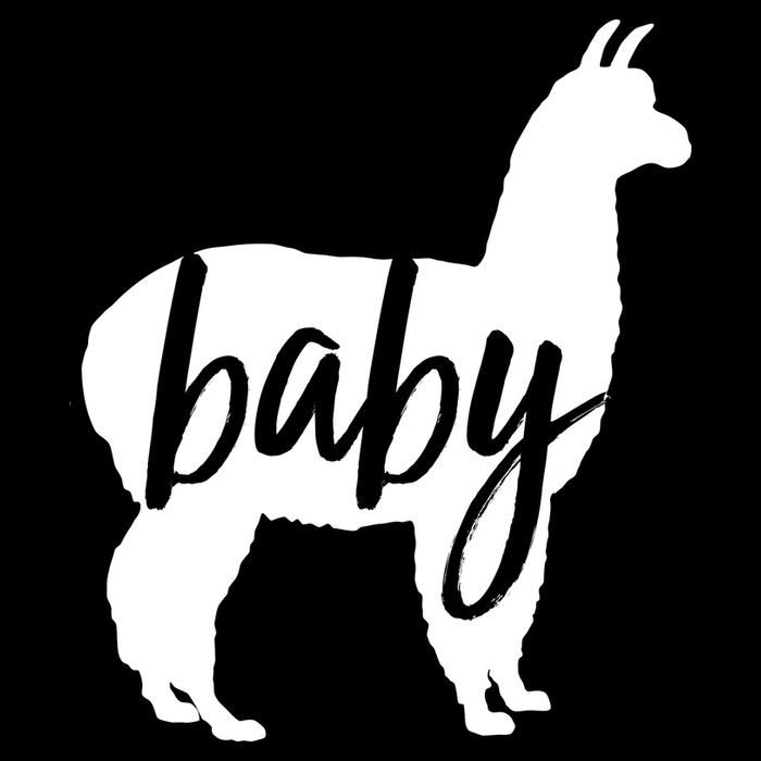 Baby Lama Drawstring Bag