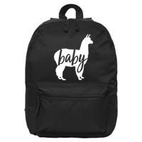 Baby Lama 16 in Basic Backpack