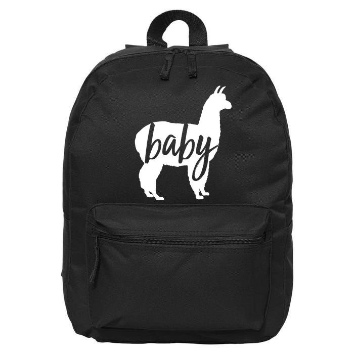 Baby Lama 16 in Basic Backpack