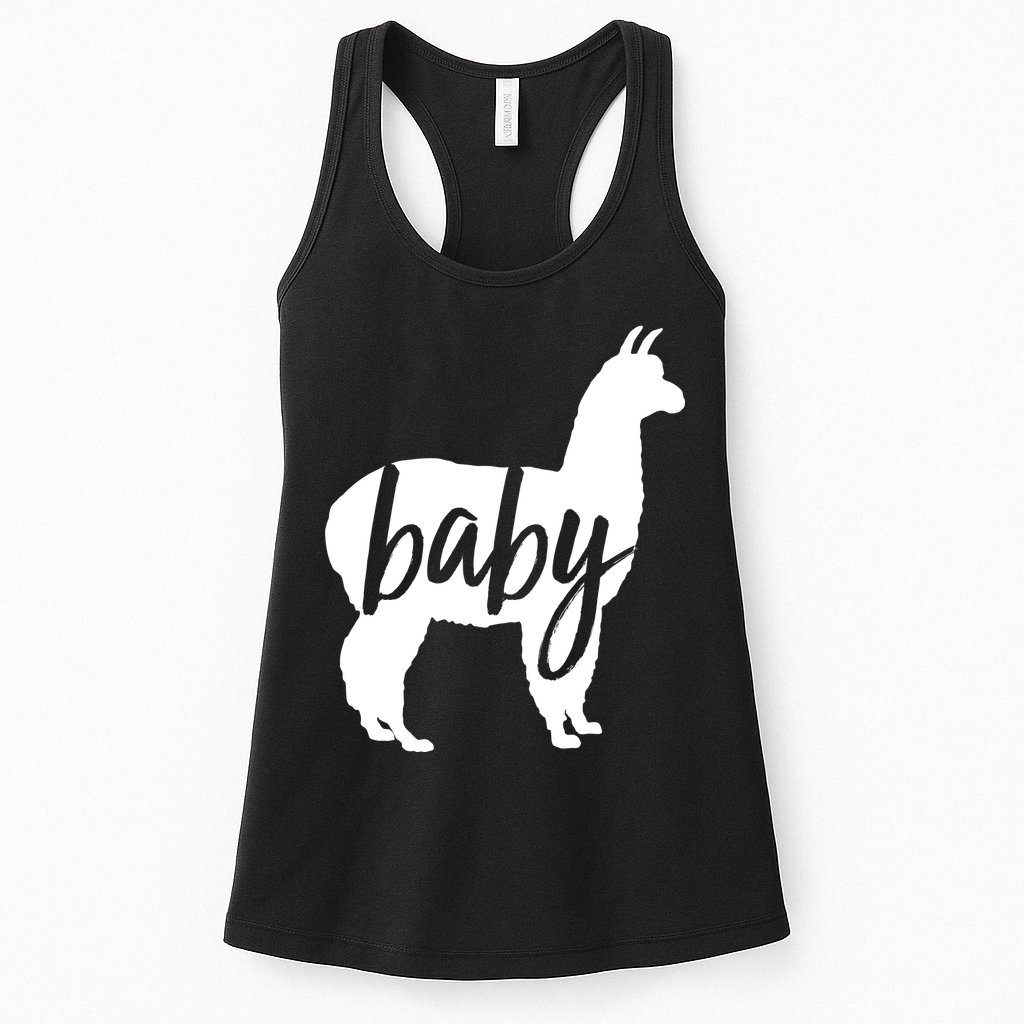 Baby Lama Womens Tank Top