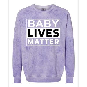 Baby Lives Matter Colorblast Crewneck Sweatshirt