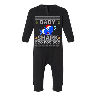 Baby Shark Doo Doo Cute Ugly Christmas Infant Fleece One Piece