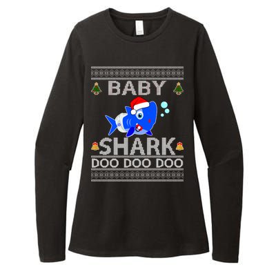 Baby Shark Doo Doo Cute Ugly Christmas Womens CVC Long Sleeve Shirt