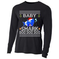 Baby Shark Doo Doo Cute Ugly Christmas Cooling Performance Long Sleeve Crew