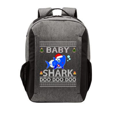 Baby Shark Doo Doo Cute Ugly Christmas Vector Backpack