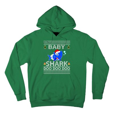 Baby Shark Doo Doo Cute Ugly Christmas Hoodie