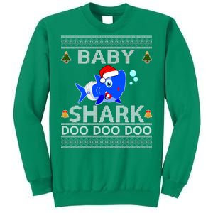 Baby Shark Doo Doo Cute Ugly Christmas Sweatshirt