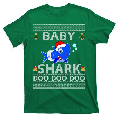 Baby Shark Doo Doo Cute Ugly Christmas T-Shirt