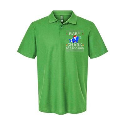 Baby Shark Doo Doo Cute Ugly Christmas Softstyle Adult Sport Polo